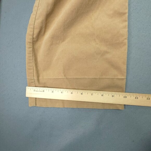 Ann Taylor Loft Corduroy Pants Women 8 Camel Brown Flare Modern Wide Waistband - Picture 12 of 13